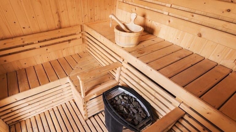 Traditional Finnish sauna